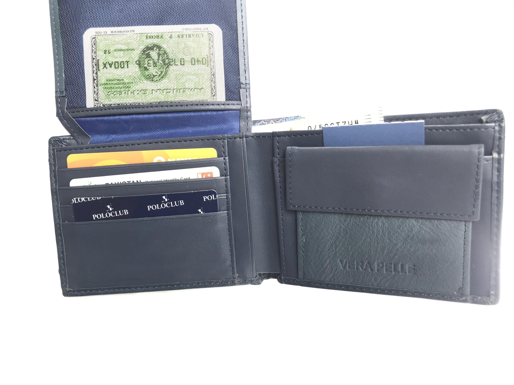 POLOCLUB Leather Bifold Wallet