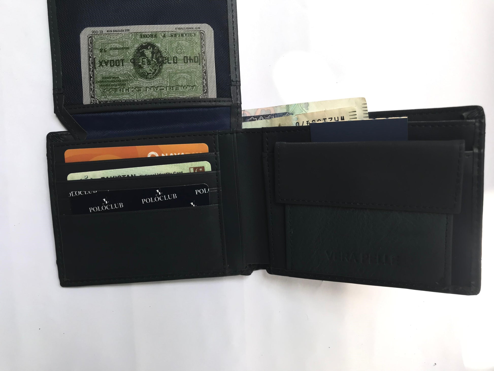 POLOCLUB Leather Bifold Wallet