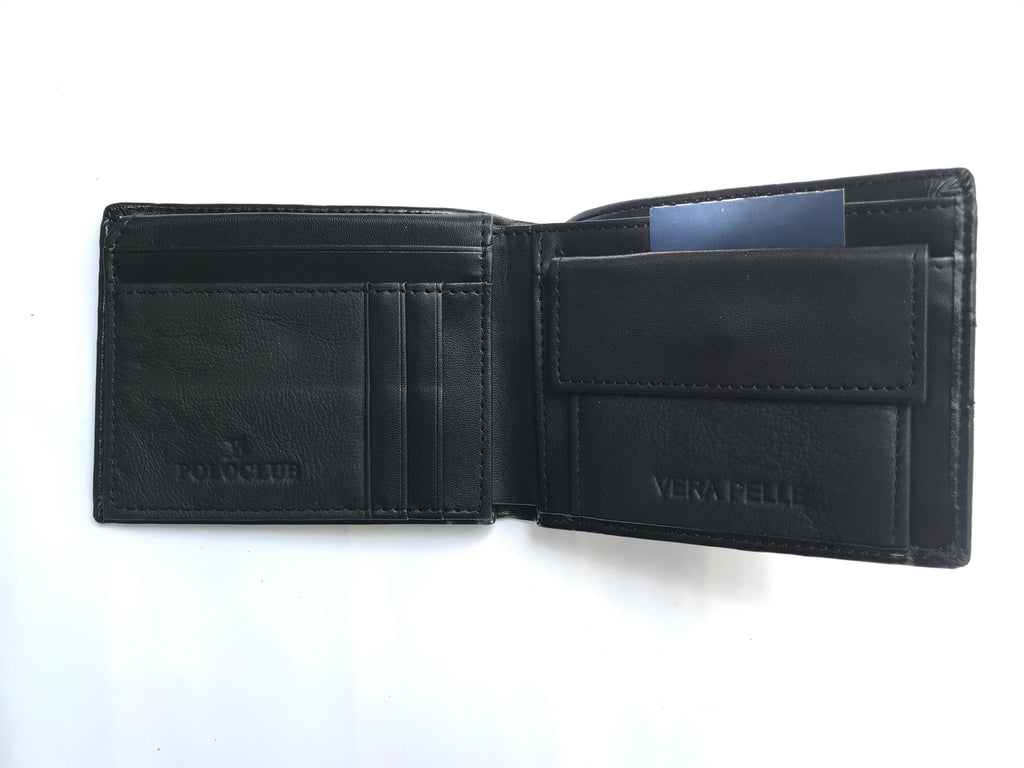 POLOCLUB Leather Bifold Wallet