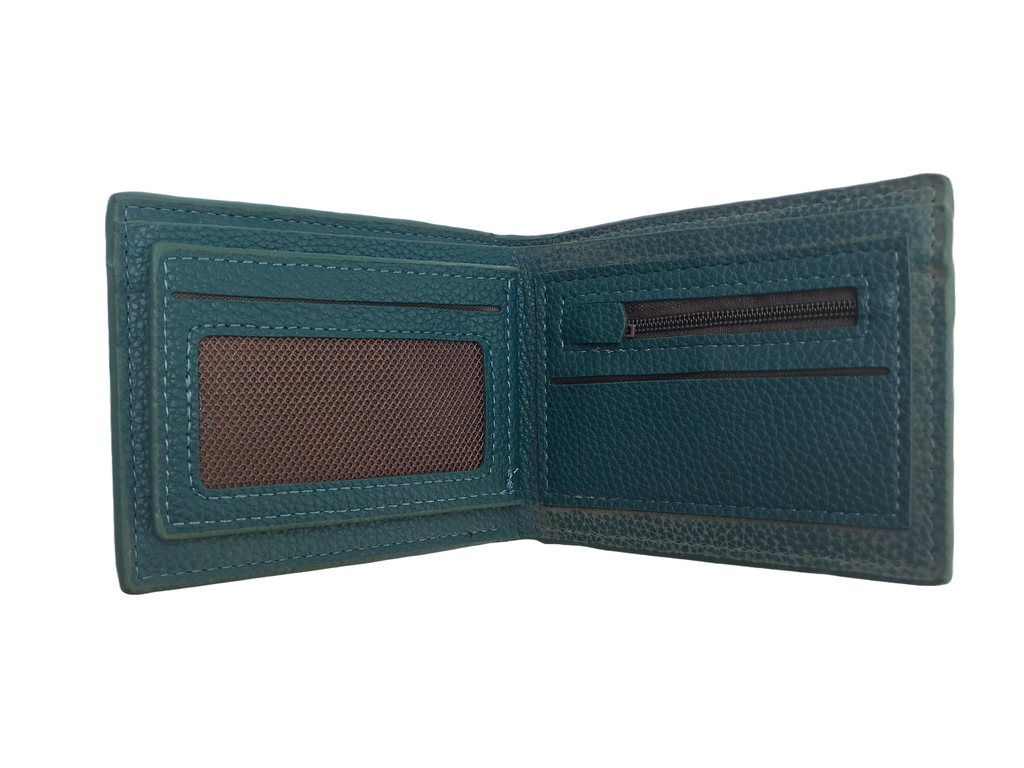 Men's Classic Bi-Fold Wallet - Checkerboard & Monogram Style