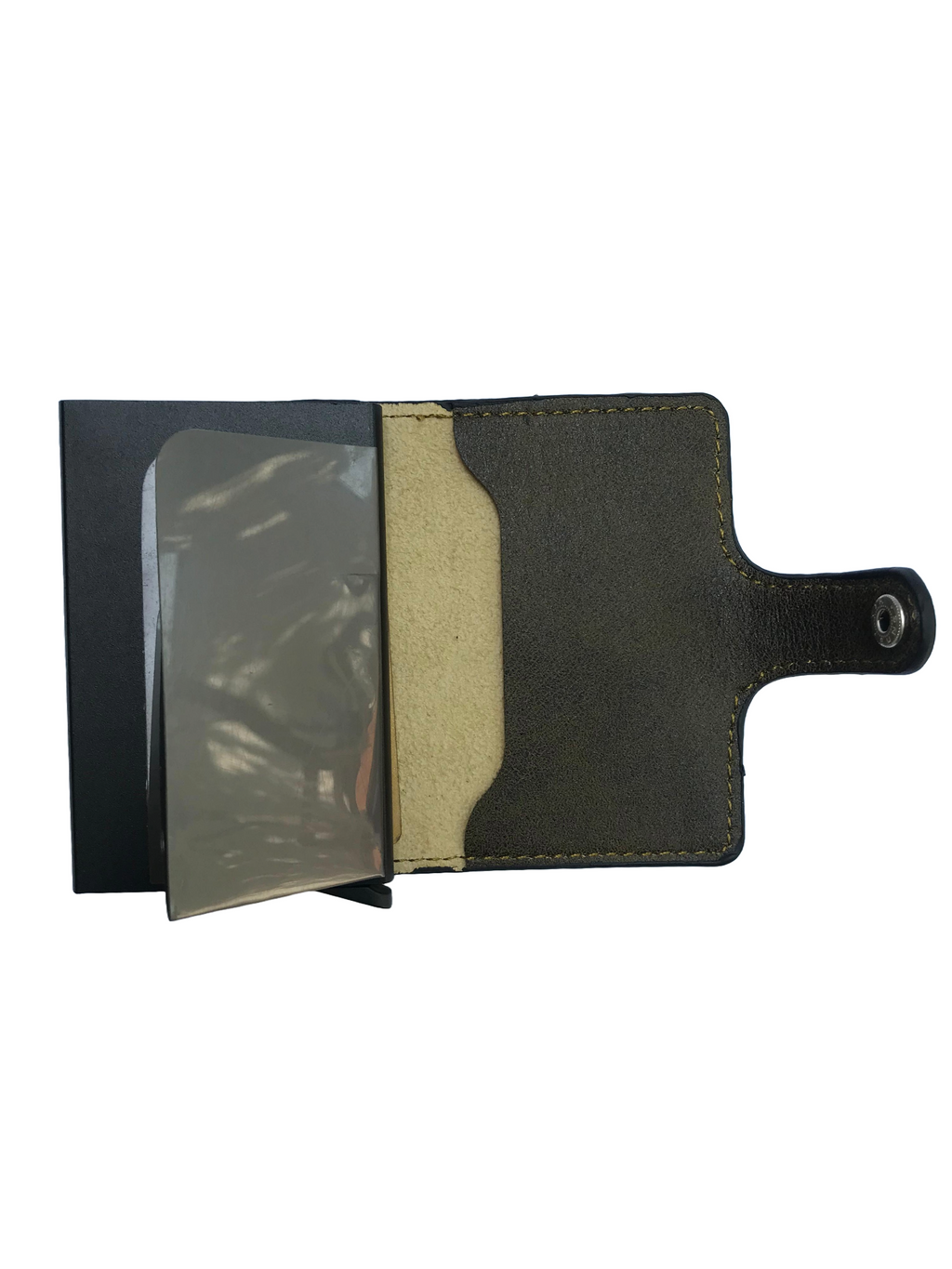 Pop-Up Card Holder Wallet with Snap Closure
