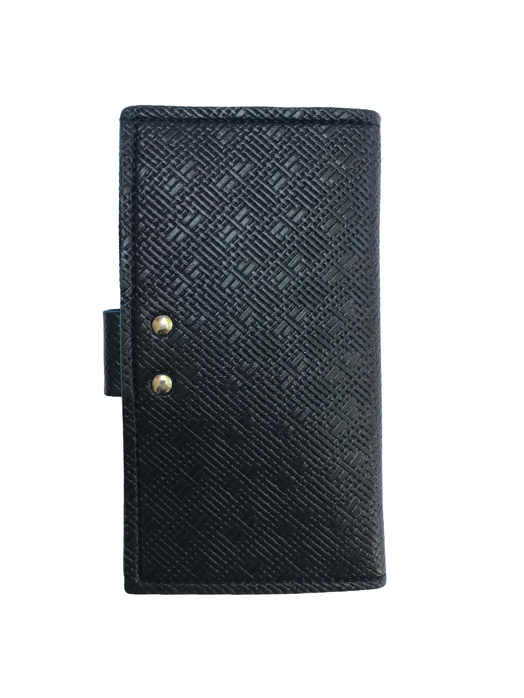 Tan Bi-Fold Wallet with ID Slot & Snap Closure