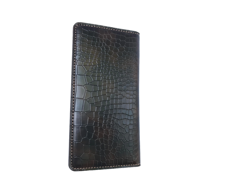 Men's Crocodile Texture Long Wallet