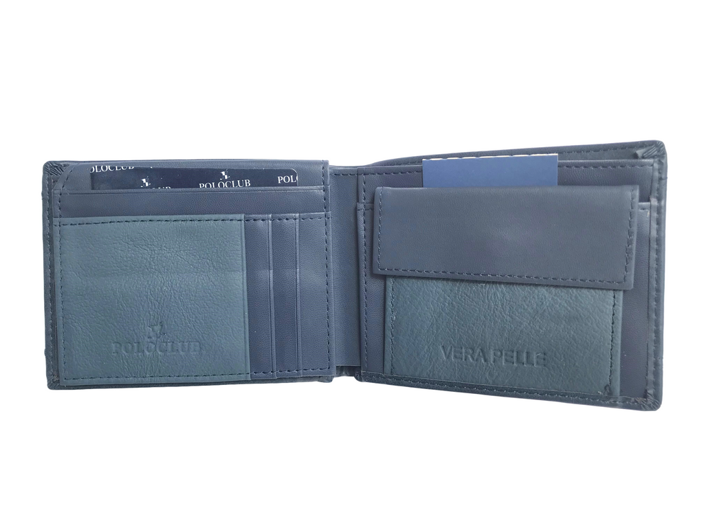 POLOCLUB Leather Bifold Wallet