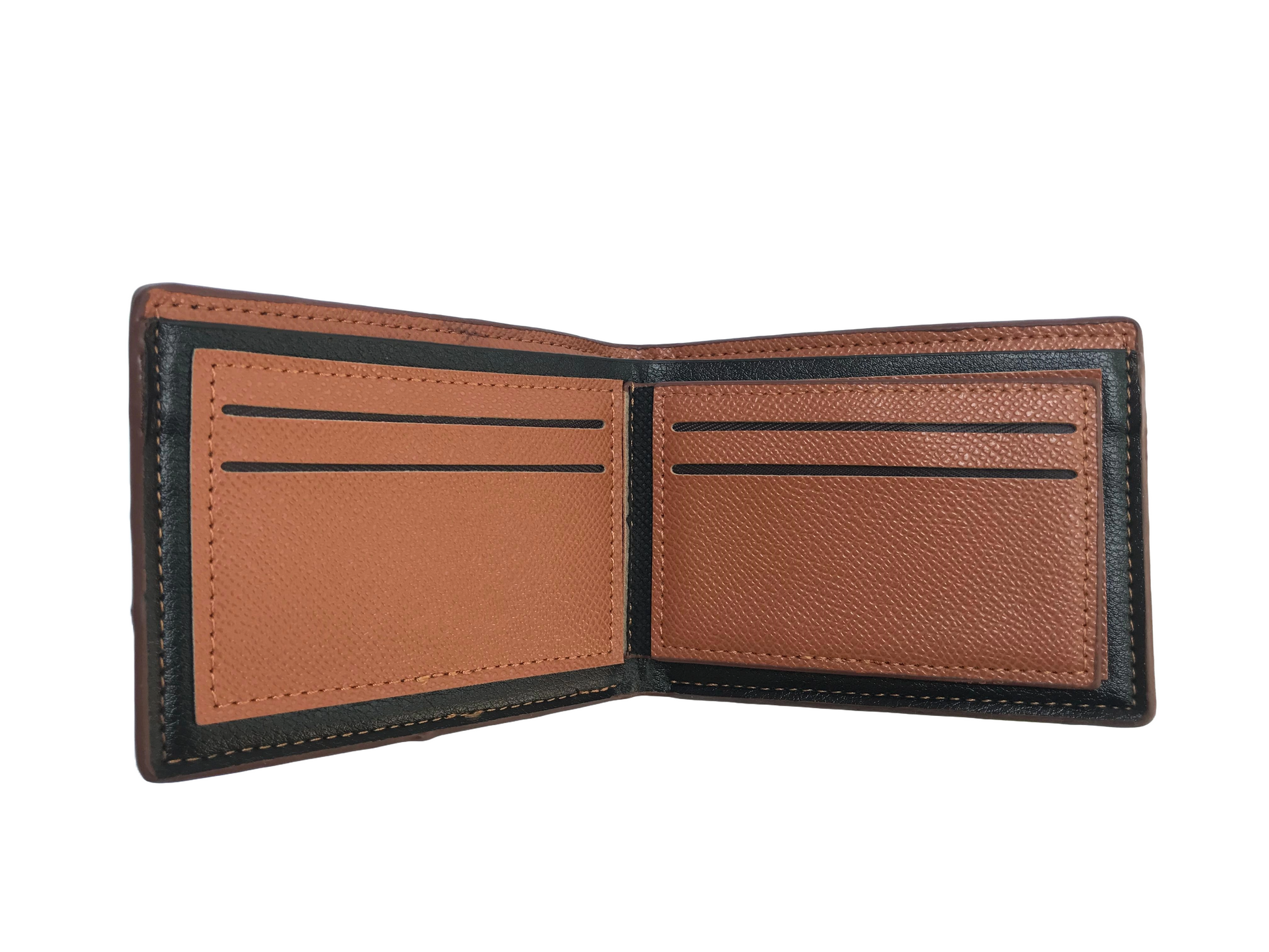Men's Classic Bi-Fold Wallet - Checkerboard & Monogram Style