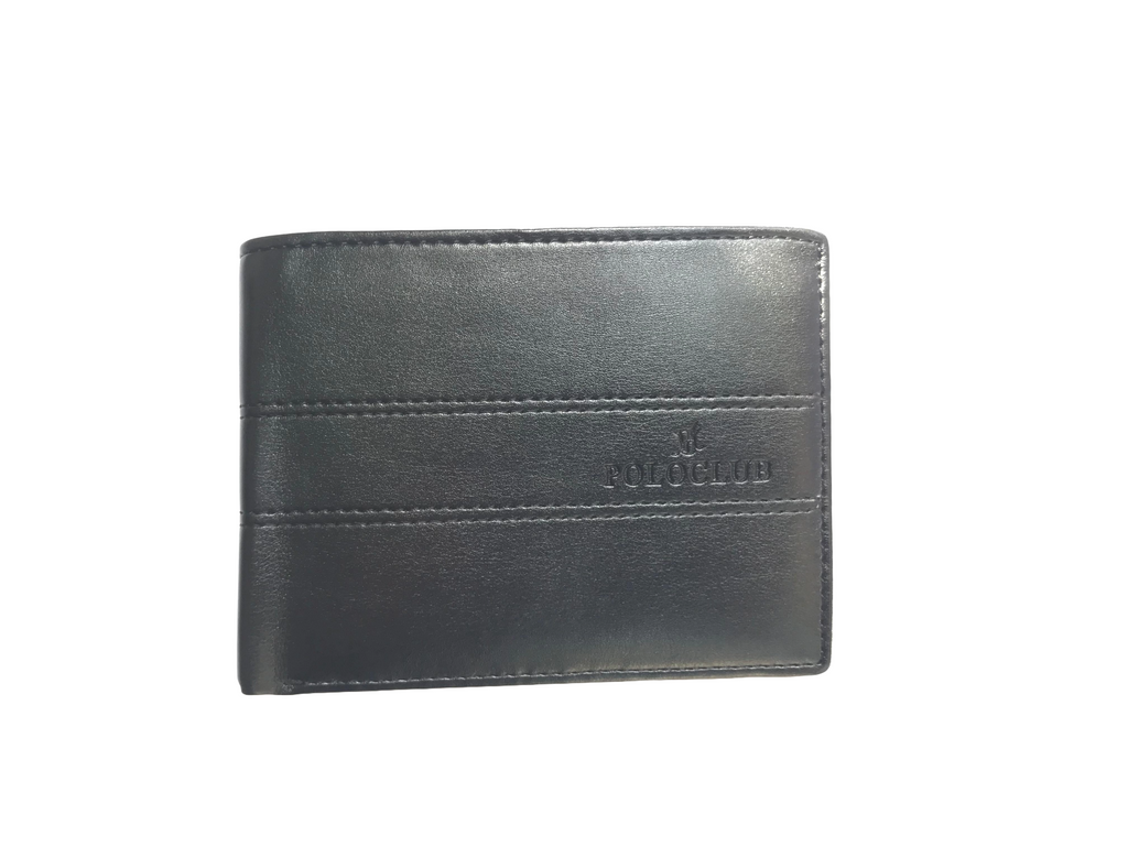 POLOCLUB Leather Bifold Wallet