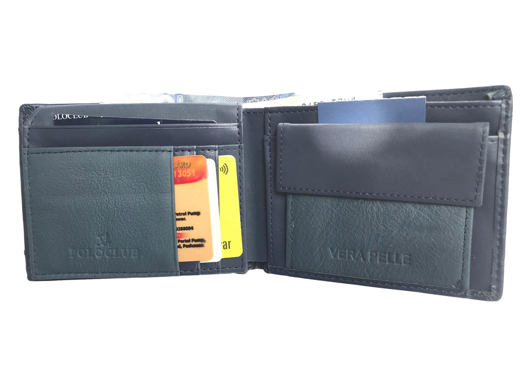 POLOCLUB Leather Bifold Wallet