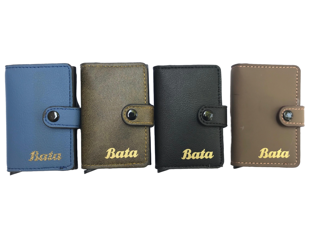 Pop-Up Card Holder Wallet with Snap Closure
