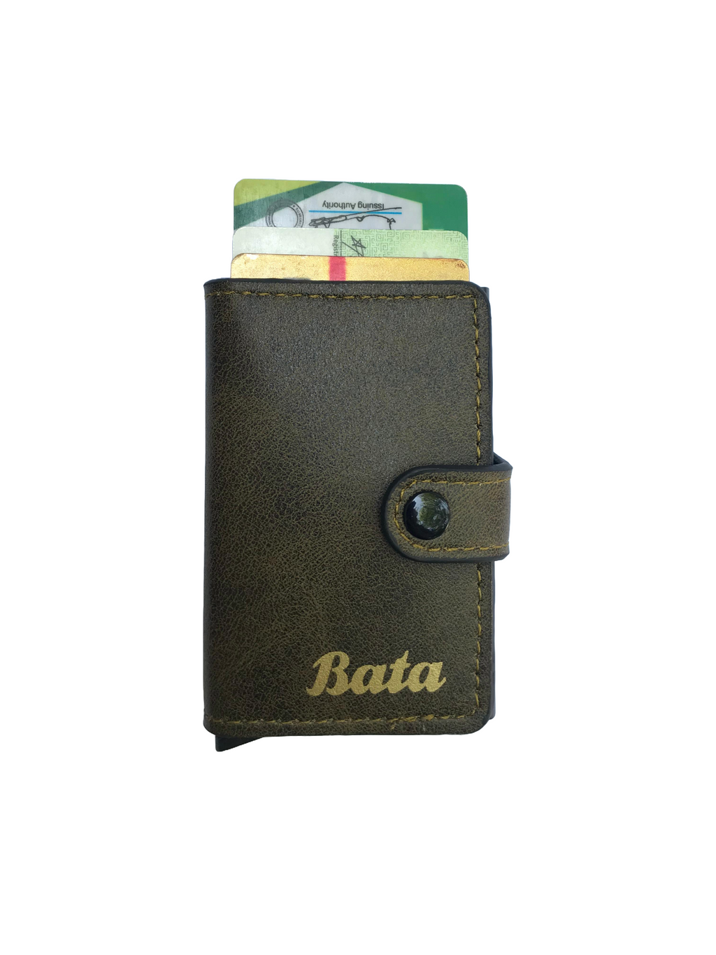 Pop-Up Card Holder Wallet with Snap Closure