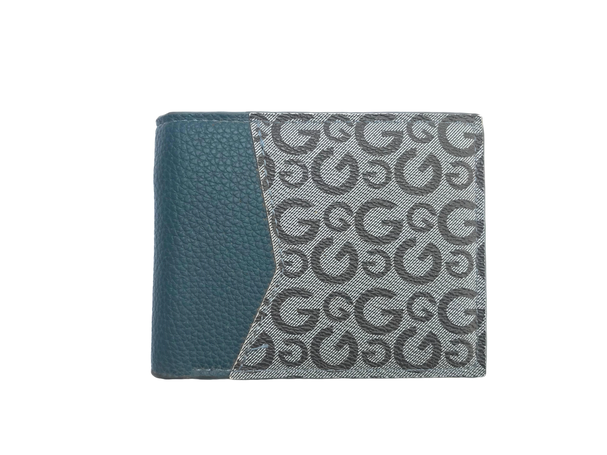 Men's Classic Bi-Fold Wallet - Checkerboard & Monogram Style